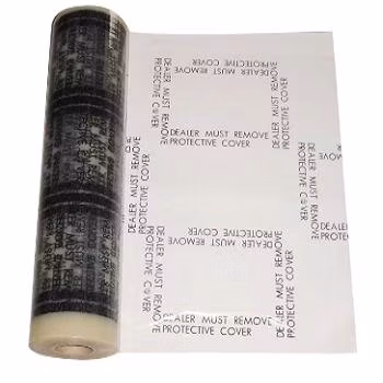 보호 필름이 있는 미끄럼 방지 양각 카펫 보호 필름 자동차 카펫